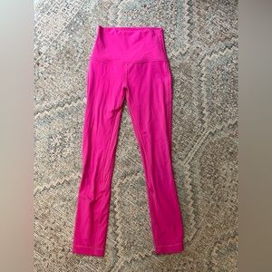 Lululemon Align Leggings crop 23 HR Sonic Pink size 0!